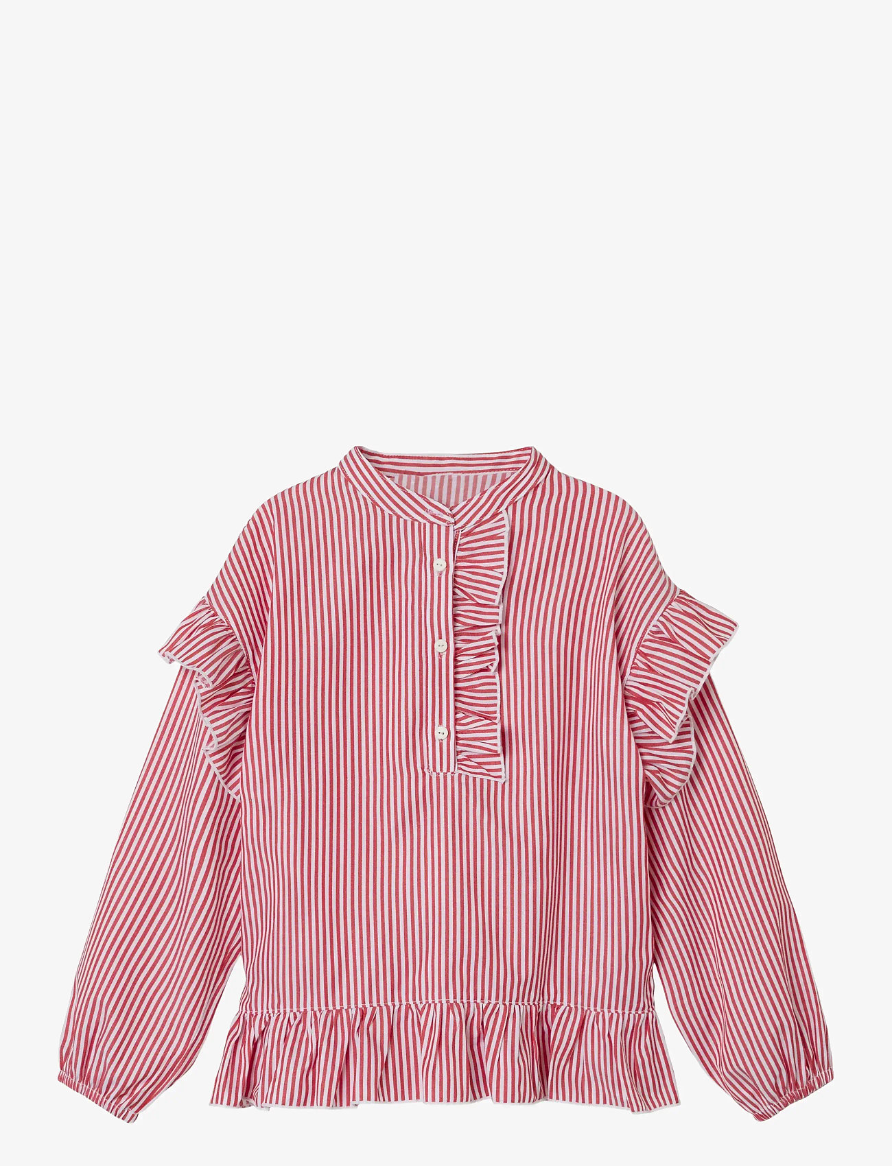 name it - NKFJENNE LS SHIRT - tomato puree - 0