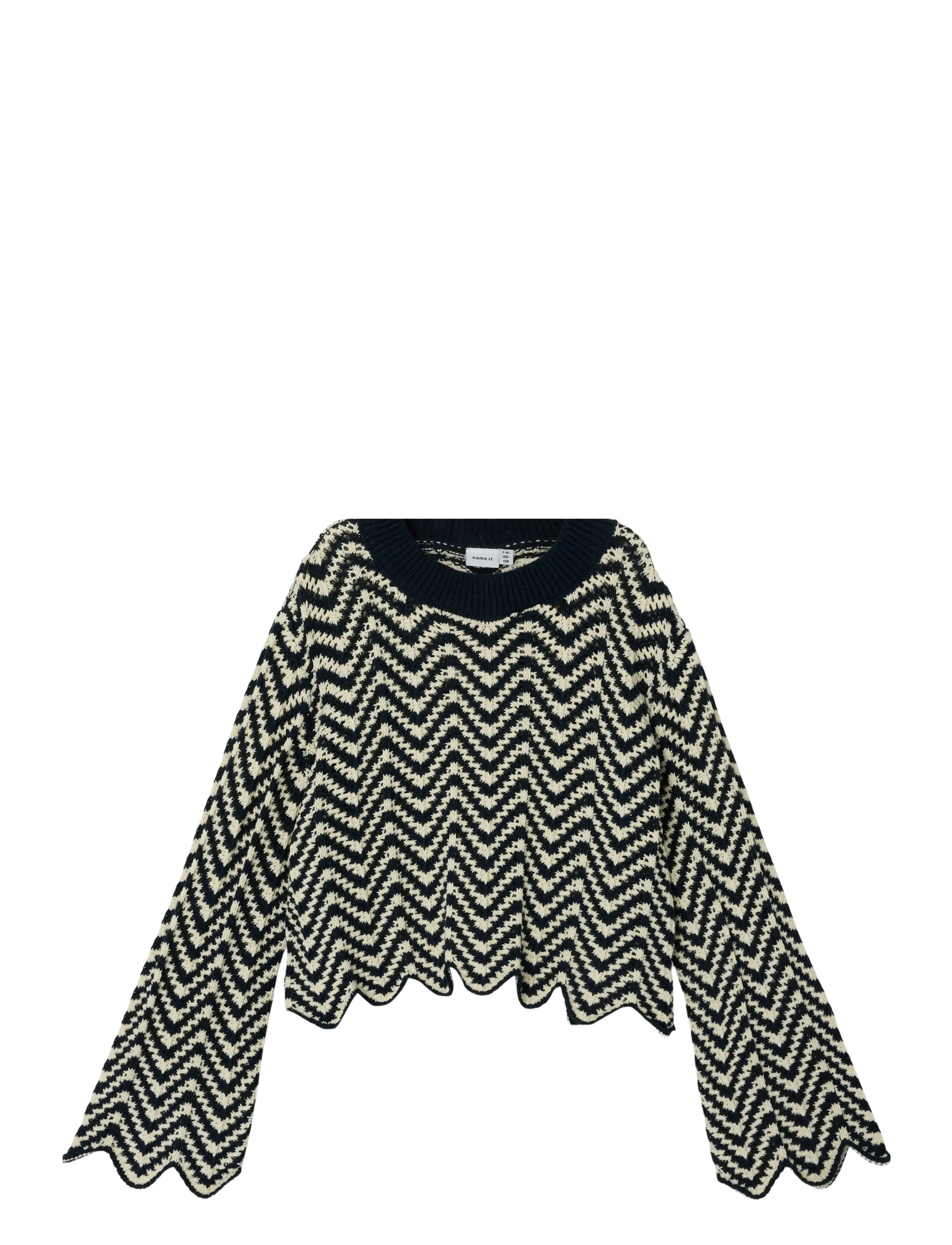 name it NKFLOLEA LS LOOSE KNIT - Trøjer - DARK NAVY / navy