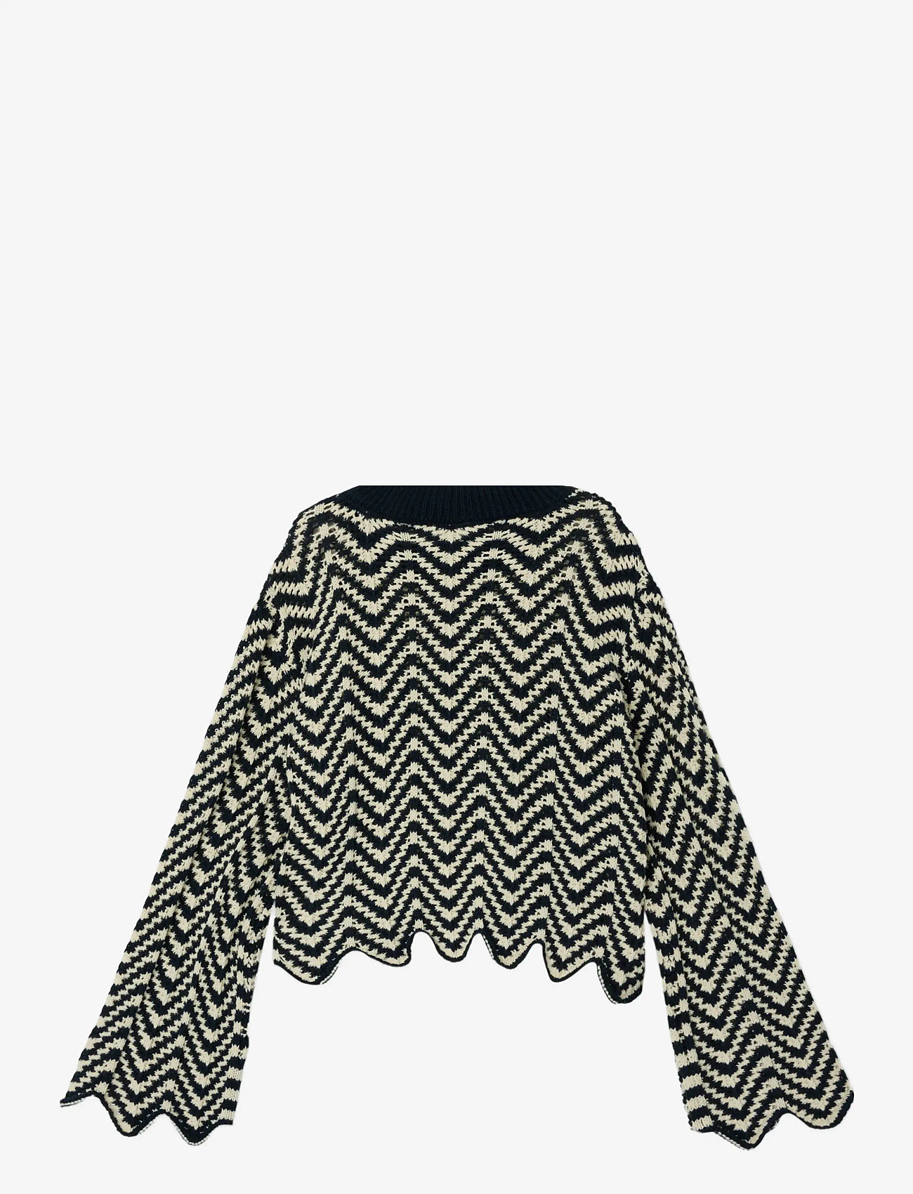 name it - NKFLOLEA LS LOOSE KNIT - pullover - dark navy - 2