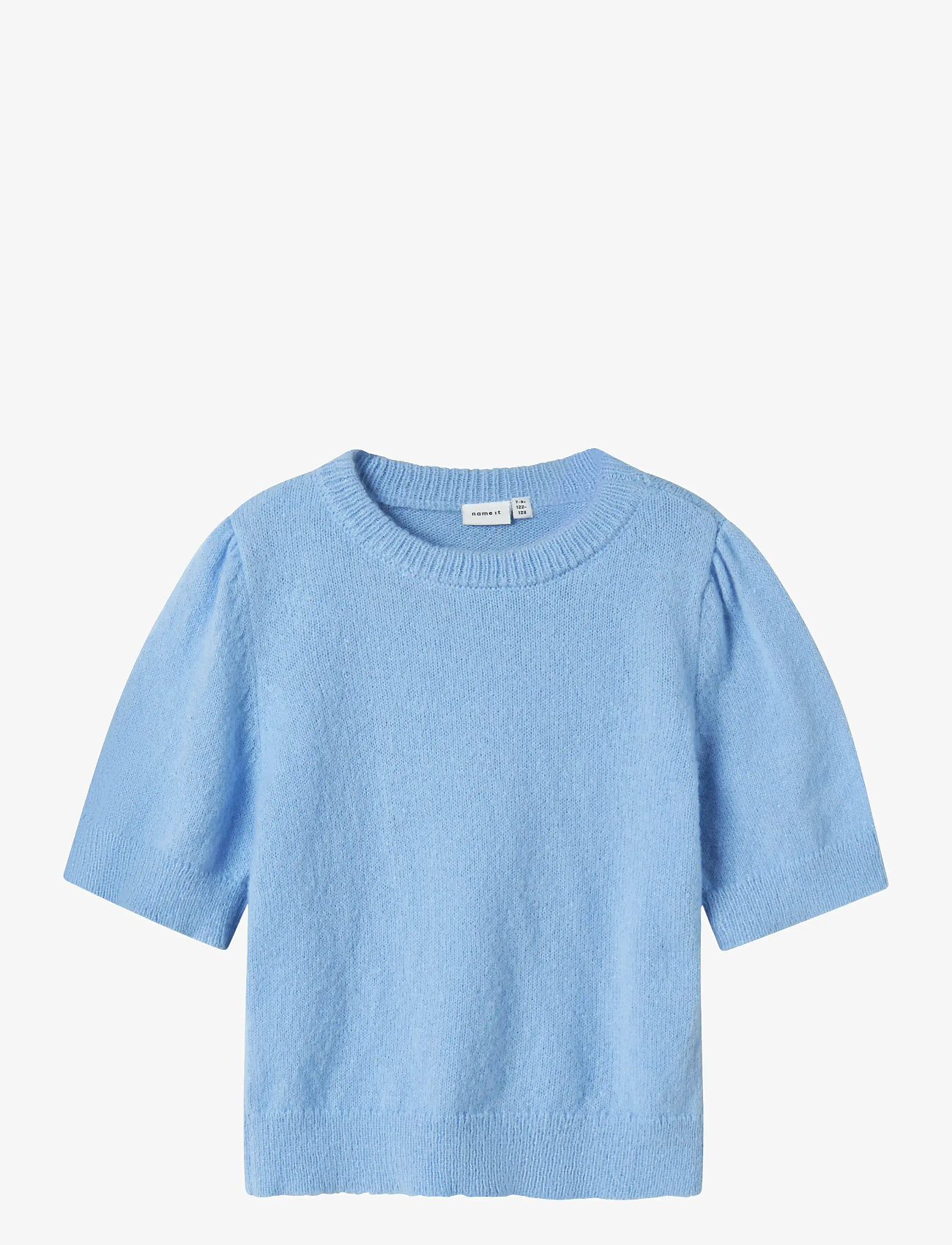 name it - NKFBABETH 2/4 SL KNIT - jumpers - serenity - 0