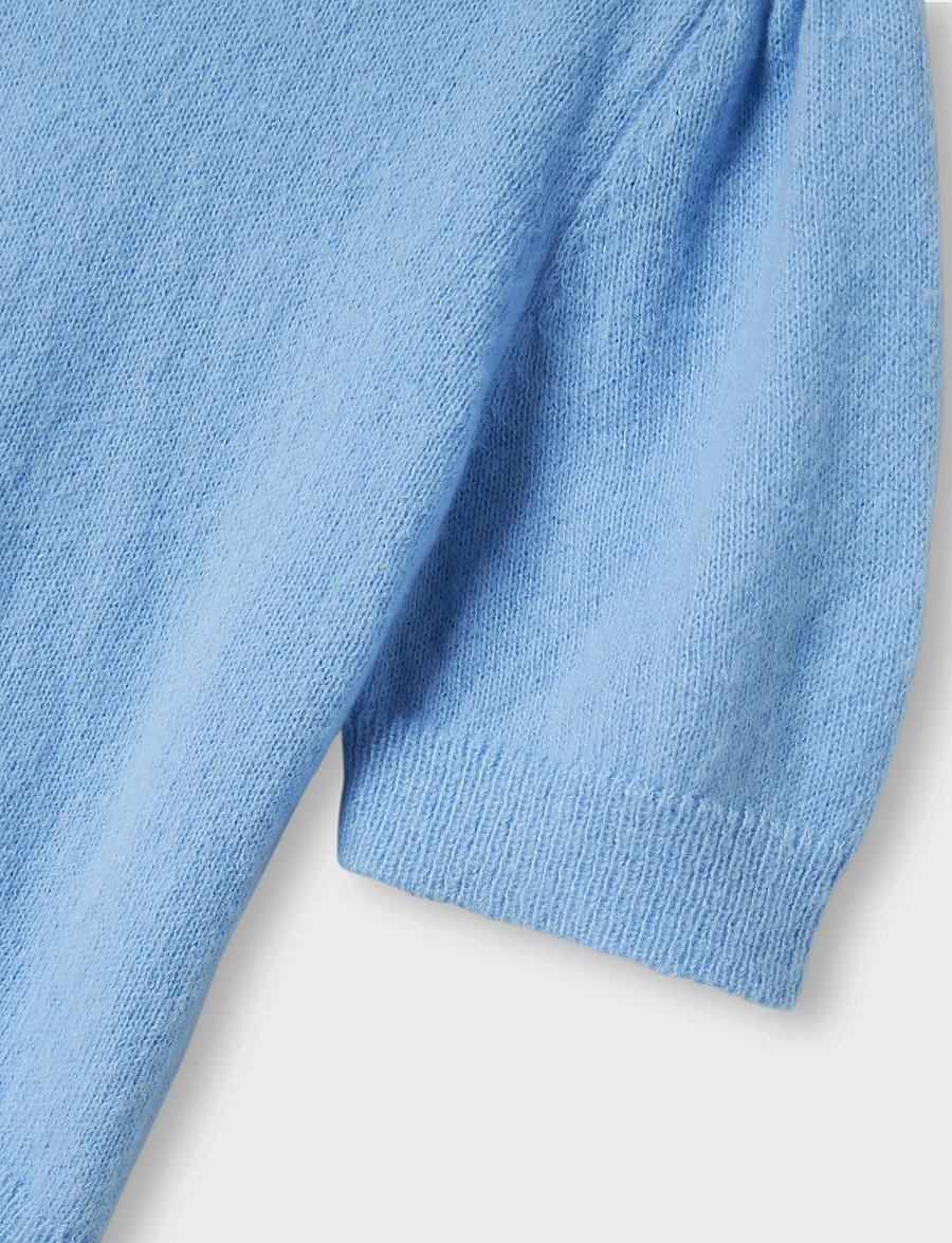 name it - NKFBABETH 2/4 SL KNIT - pullover - serenity - 2
