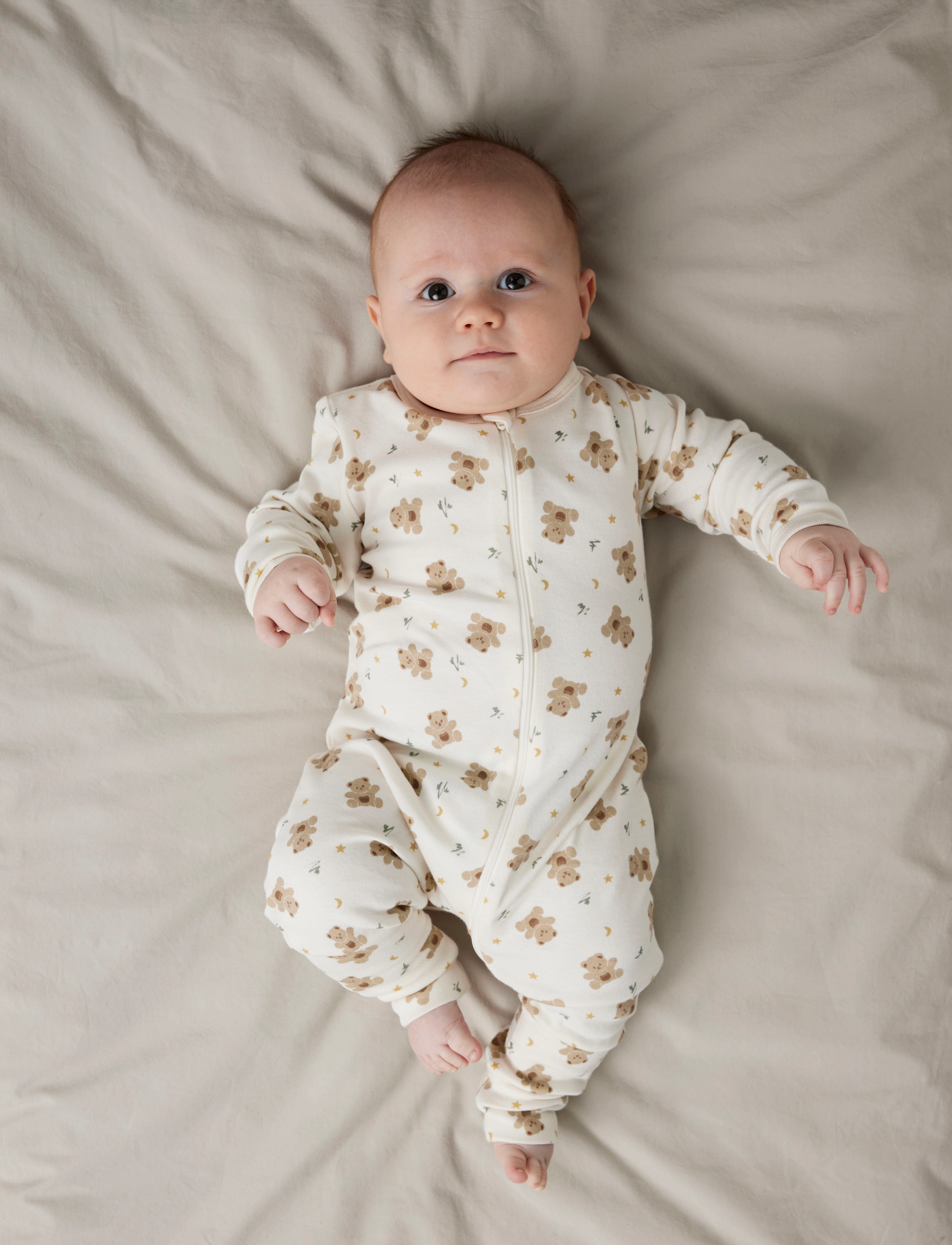 name it - NBNNIGHTSUIT 2P ZIP FF JET BEAR NOOS - unihaalarit - jet stream - 2