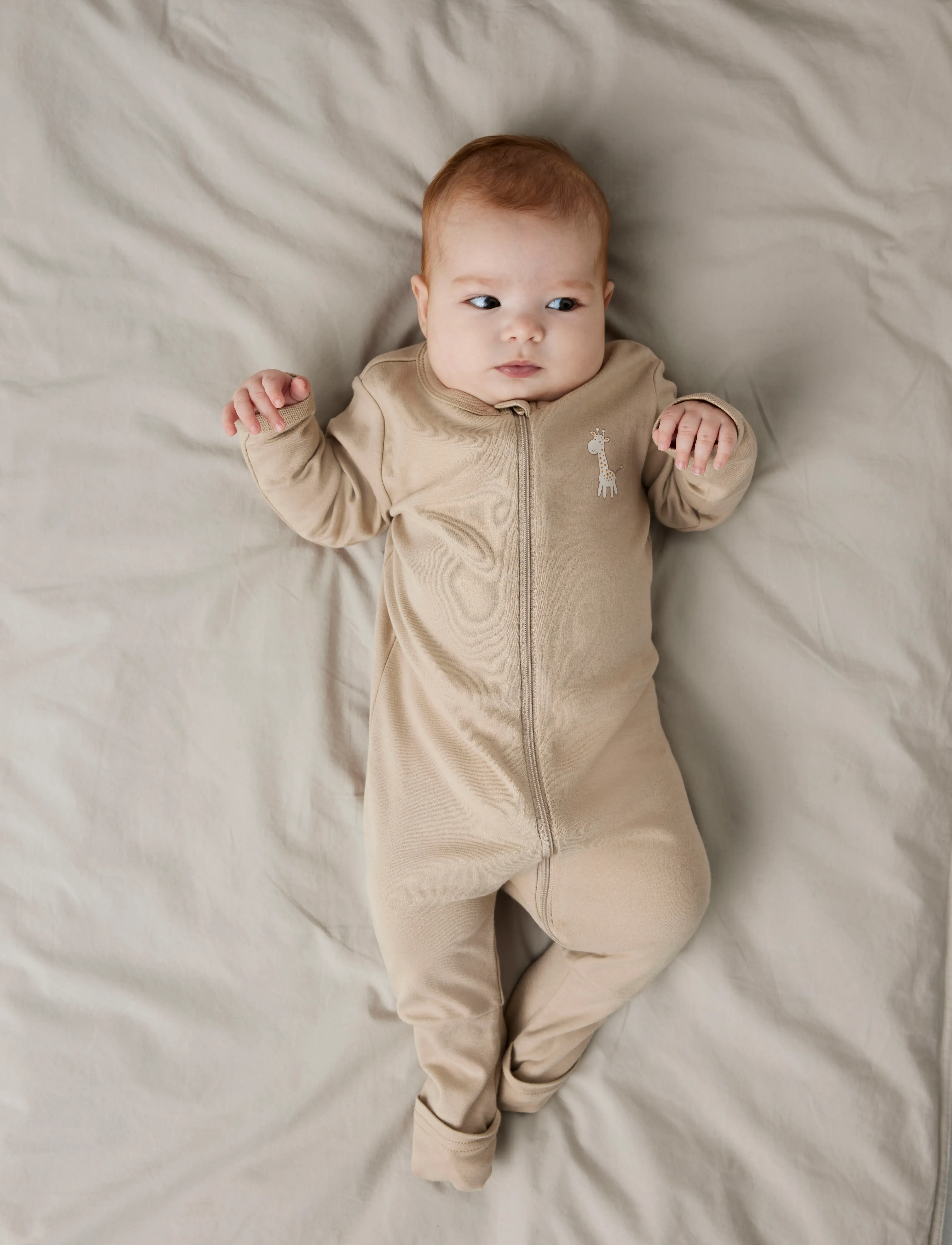 name it - NBNNIGHTSUIT 2P ZIP FF JET GIRAFFE NOOS - jet stream - 3