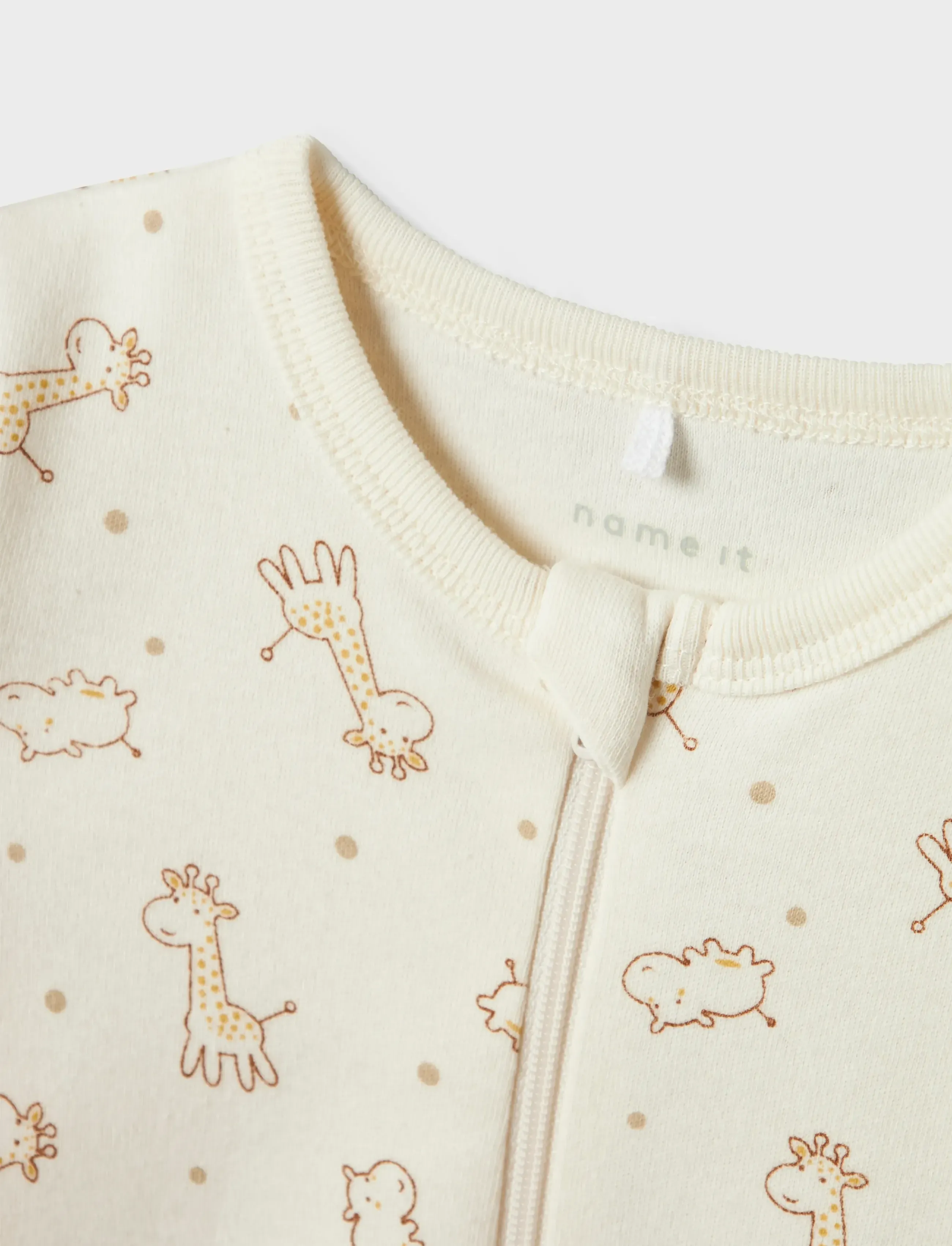 name it - NBNNIGHTSUIT 2P ZIP FF JET GIRAFFE NOOS - jet stream - 4