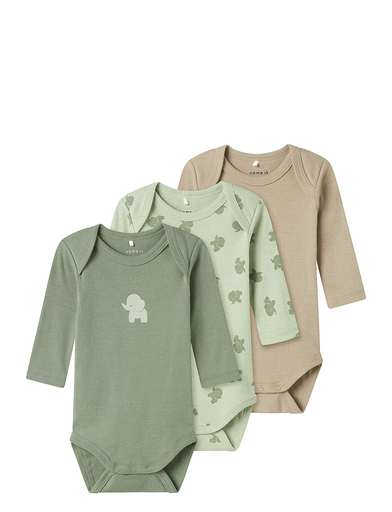 name it - NBMBODY 3P LS SEA FOAM ELEPHANT NOOS - sea foam - 1