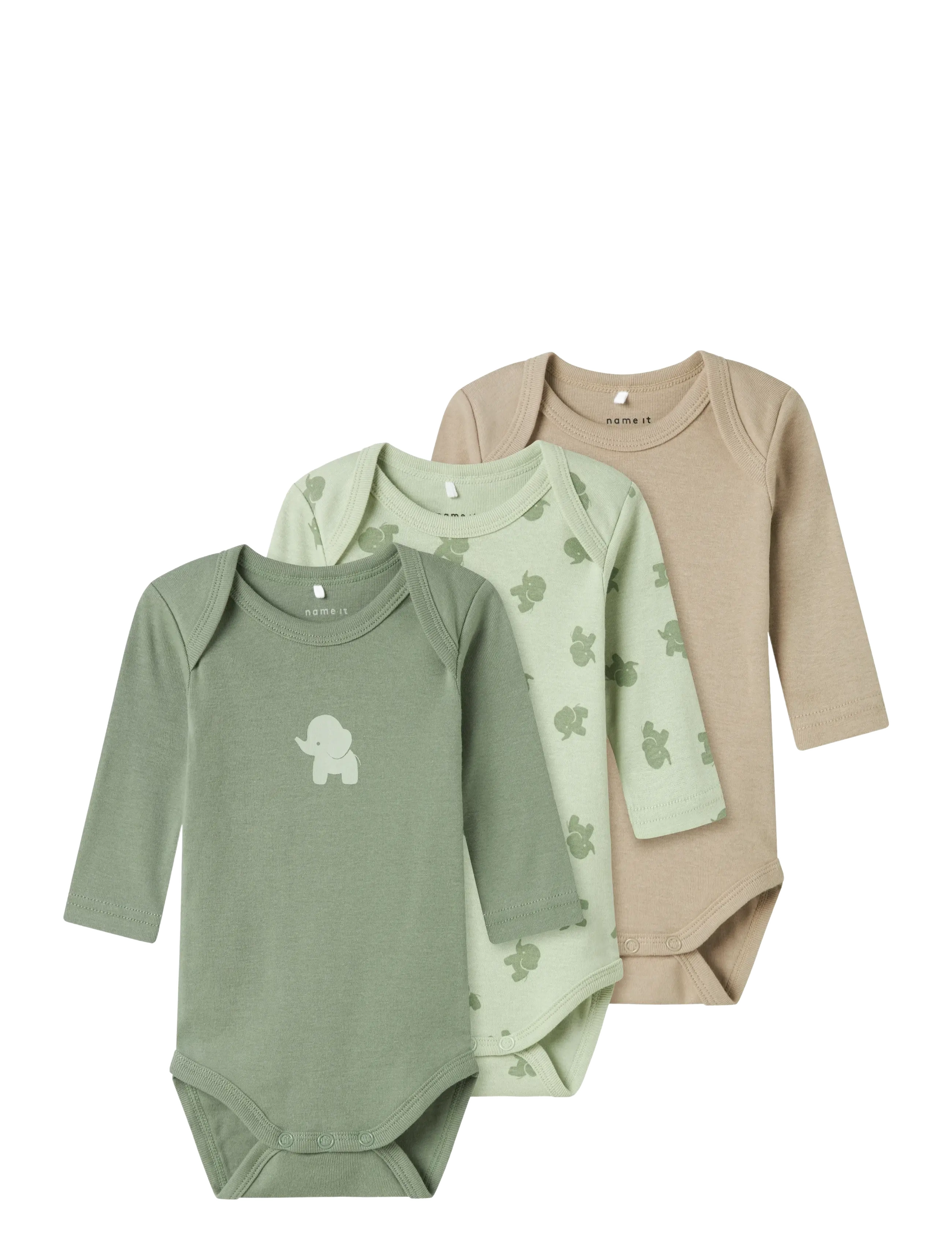 name it NBMBODY 3P LS SEA FOAM ELEPHANT NOOS - Bodystockings - SEA FOAM / green