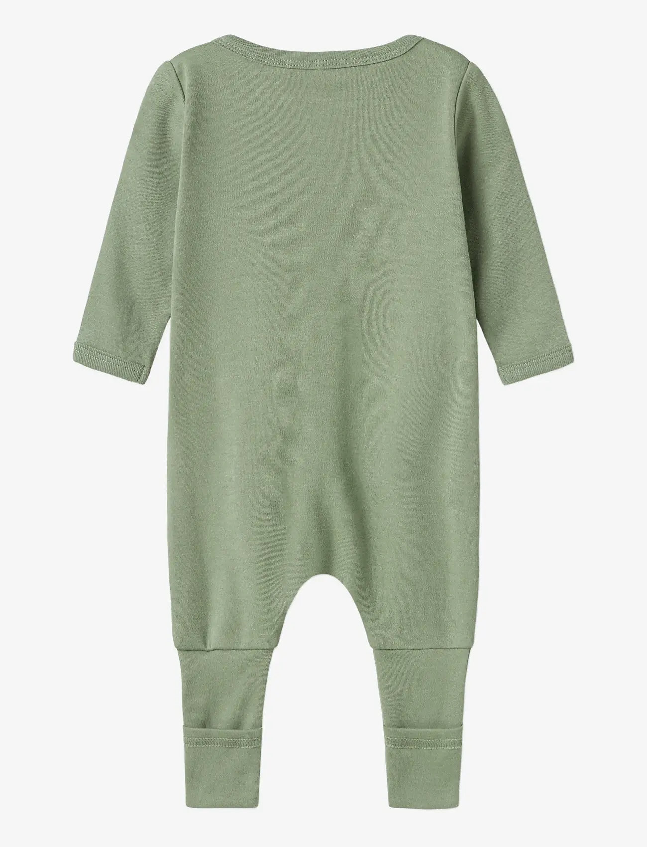 name it - NBMNIGHTSUIT 2P ZIP FF SEA ELEPHANT NOOS - magamiskombinesoonid - sea foam - 2