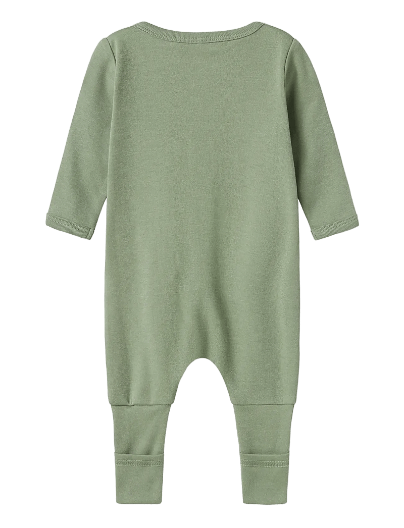 name it - NBMNIGHTSUIT 2P ZIP FF SEA ELEPHANT NOOS - sea foam - 2