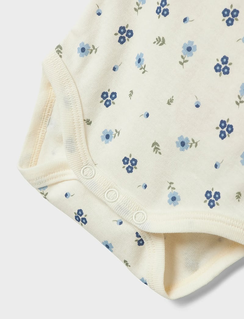 name it - NBFBODY 3P LS JET STREAM FLOWER NOOS - rompers in multipack - jet stream - 4