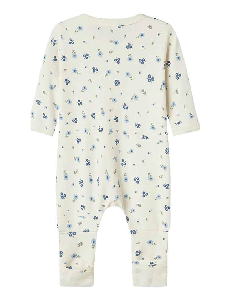 name it - NBFNIGHTSUIT 2P ZIP FF JET FLOWER NOOS - natdragter - jet stream - 2