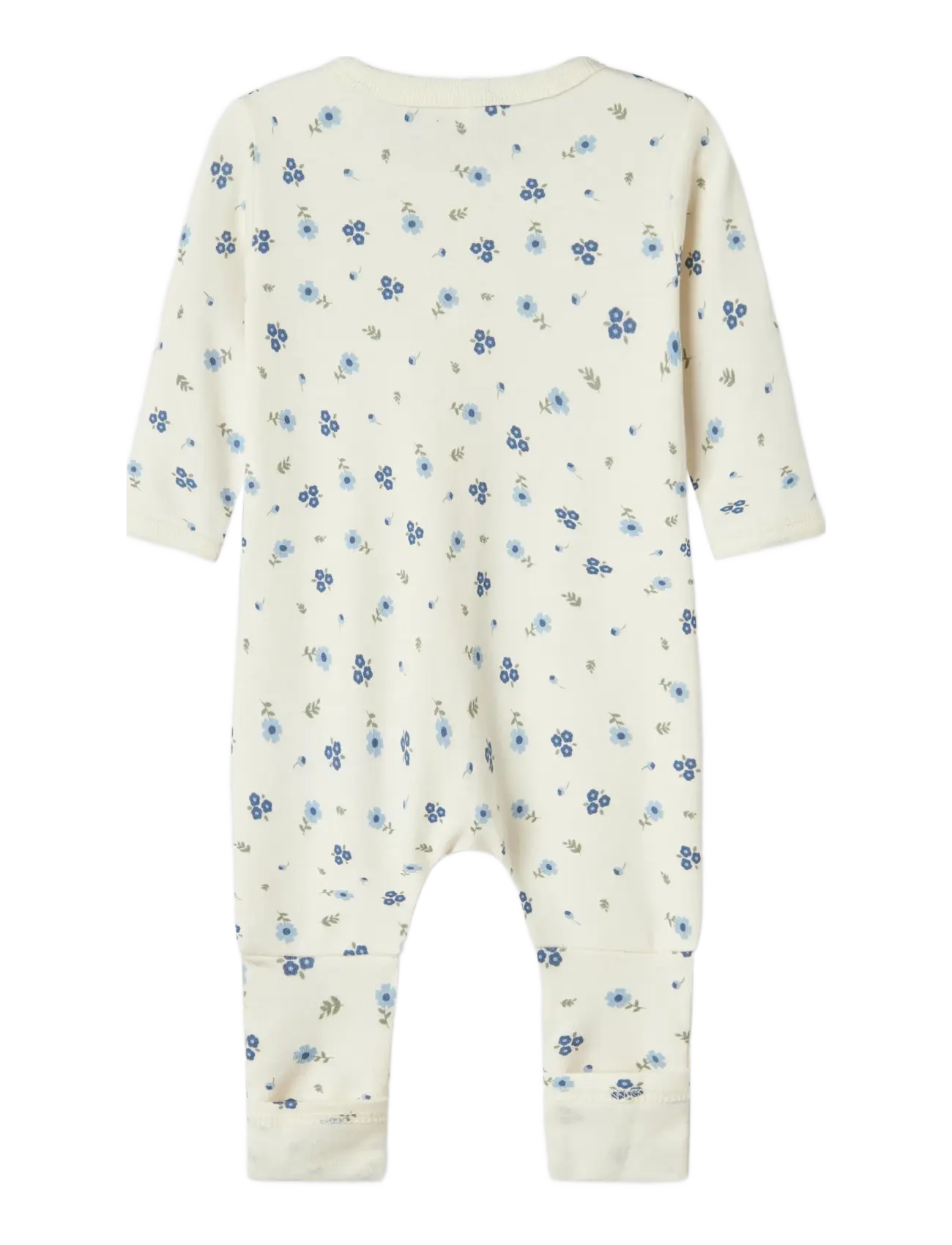 name it - NBFNIGHTSUIT 2P ZIP FF JET FLOWER NOOS - sleeping overalls - jet stream - 2