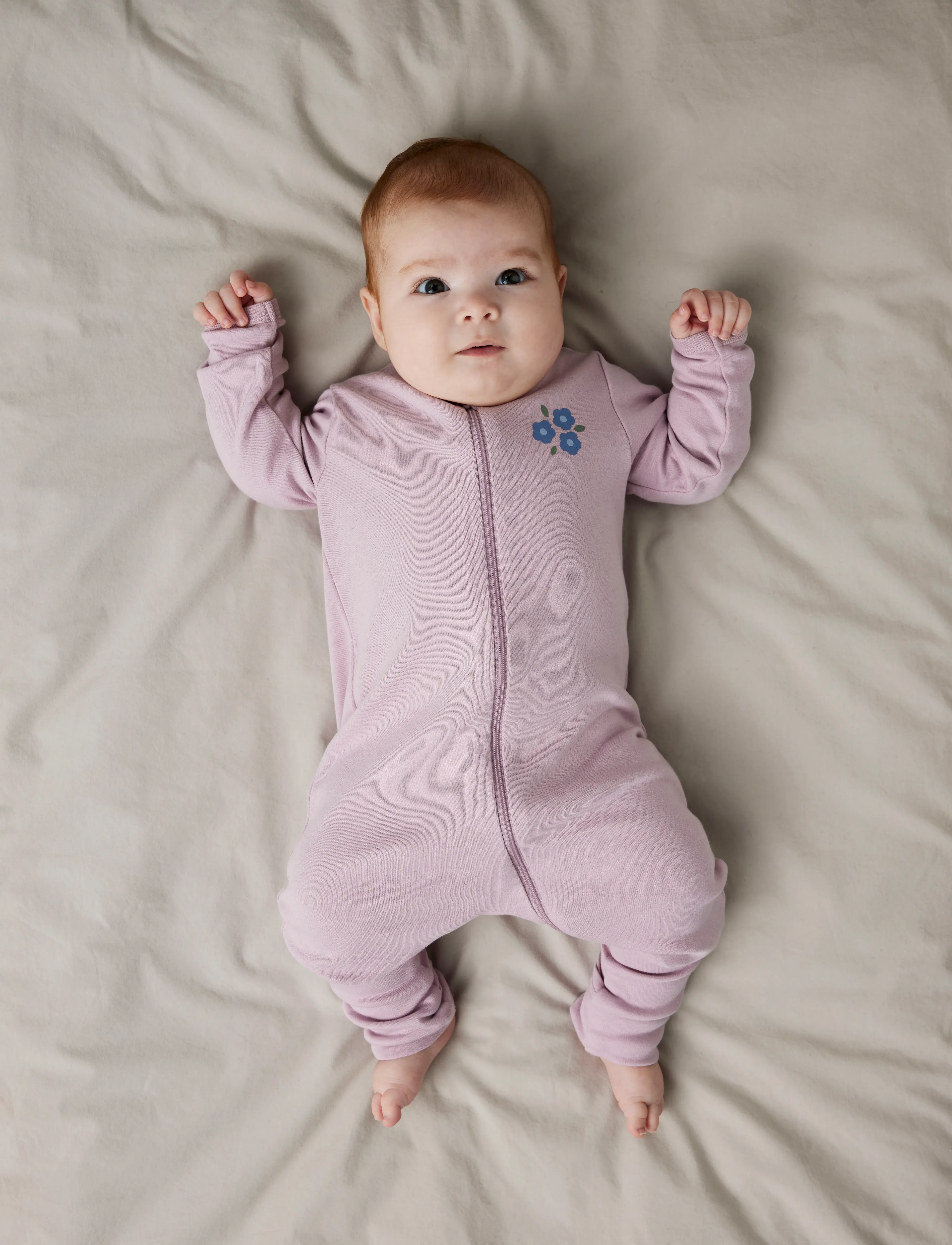 name it - NBFNIGHTSUIT 2P ZIP FF JET FLOWER NOOS - sleeping overalls - jet stream - 4