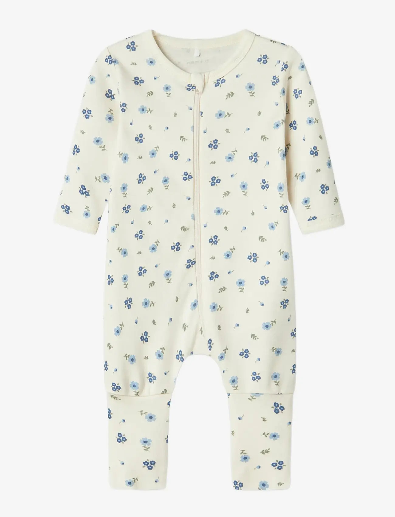 name it - NBFNIGHTSUIT 2P ZIP FF JET FLOWER NOOS - natdragter - jet stream - 3