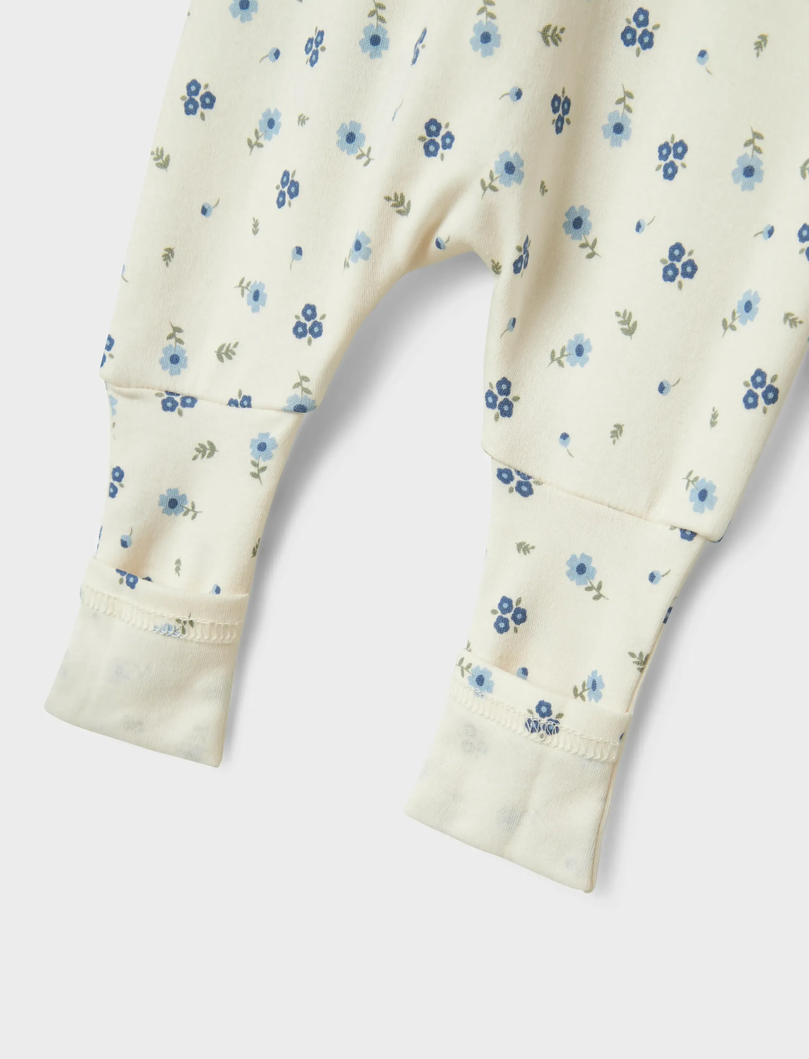 name it - NBFNIGHTSUIT 2P ZIP FF JET FLOWER NOOS - sleeping overalls - jet stream - 5