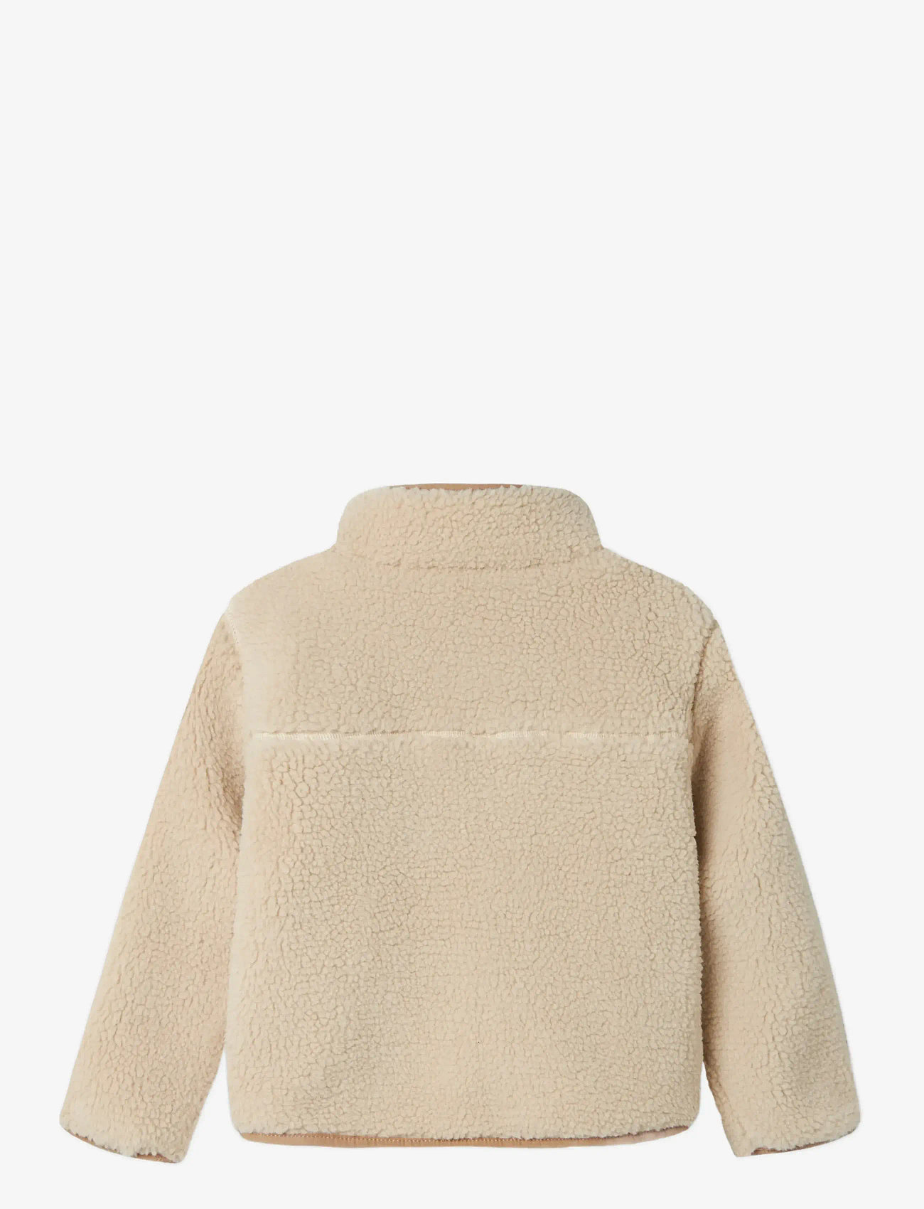 name it - NMNMATTIA SHERPA JACKET PB - fall jackets - moonbeam - 1