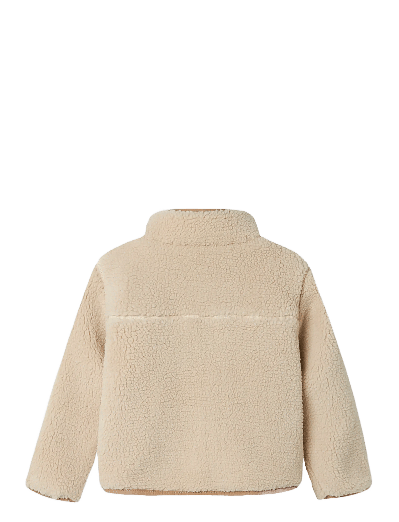 name it - NMNMATTIA SHERPA JACKET PB - fleecejackor - moonbeam - 2