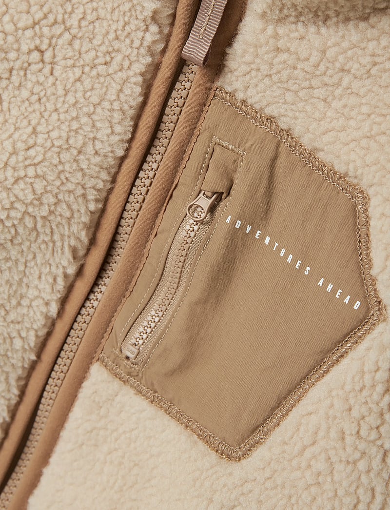 name it - NMNMATTIA SHERPA JACKET PB - fleecejackor - moonbeam - 0