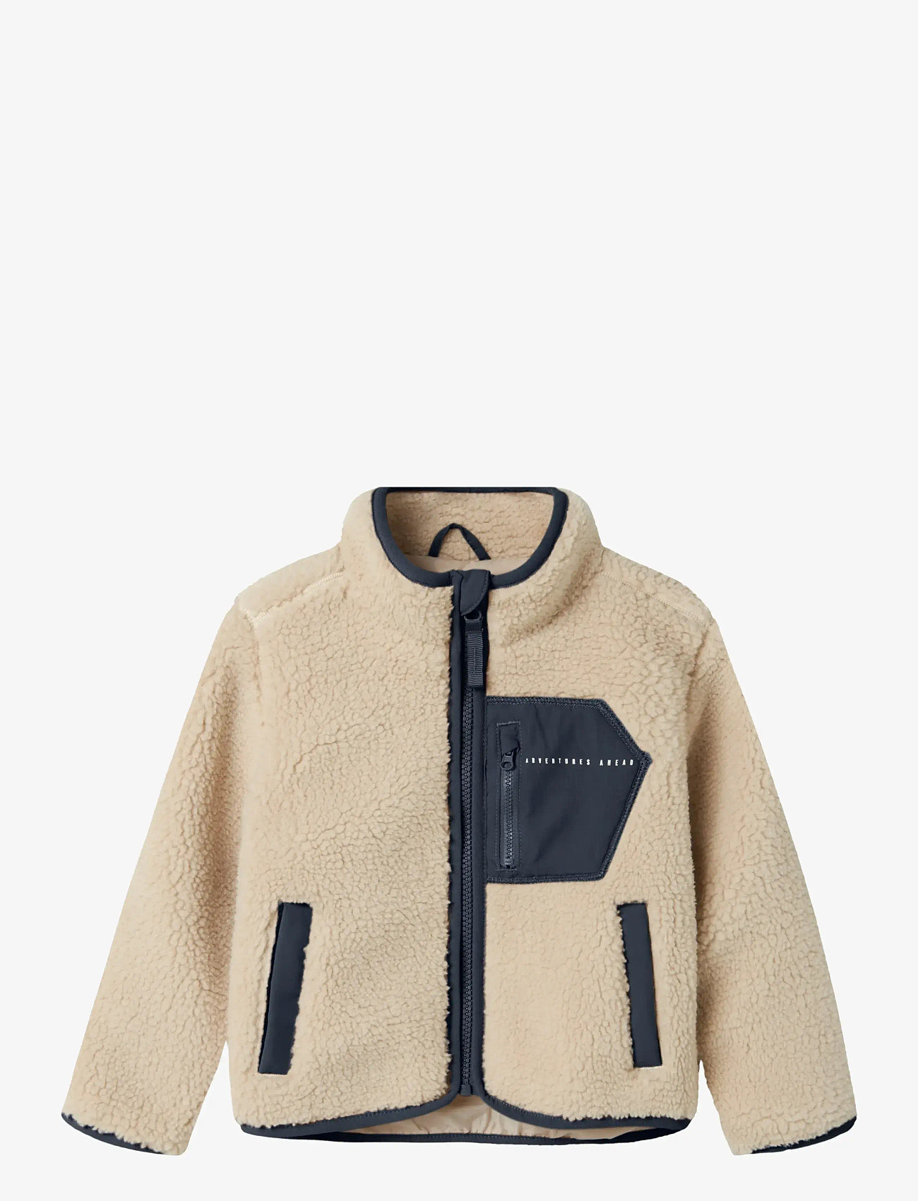 name it - NMNMATTIA SHERPA JACKET PB - moonbeam - 1