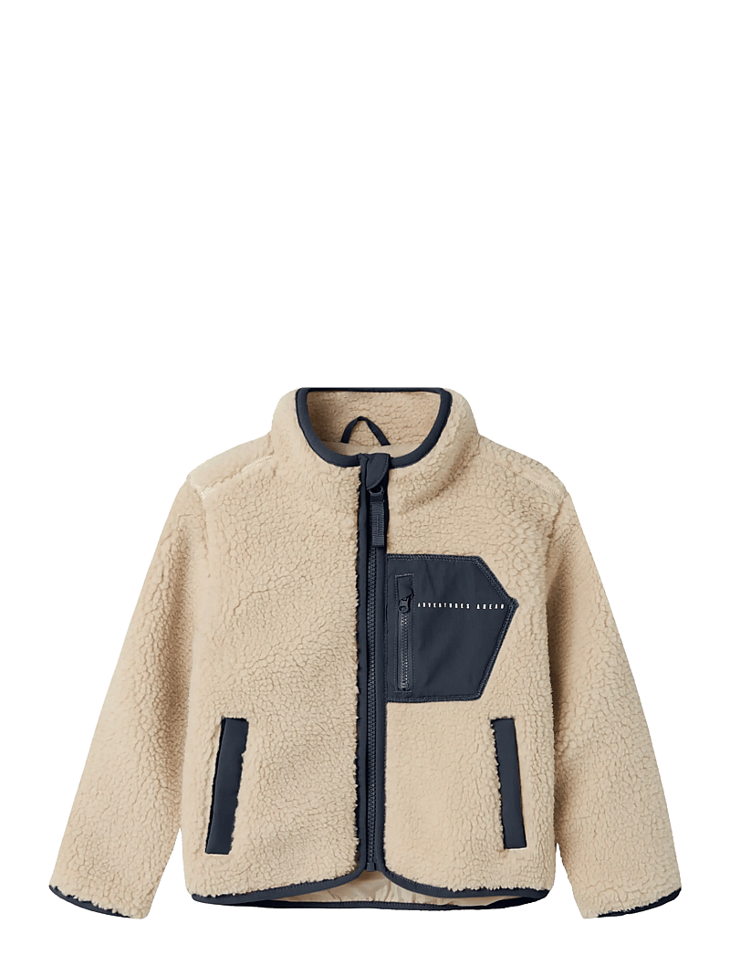 name it - NMNMATTIA SHERPA JACKET PB - moonbeam - 1