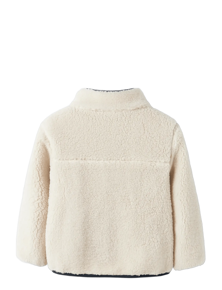 name it - NMNMATTIA SHERPA JACKET PB - moonbeam - 2