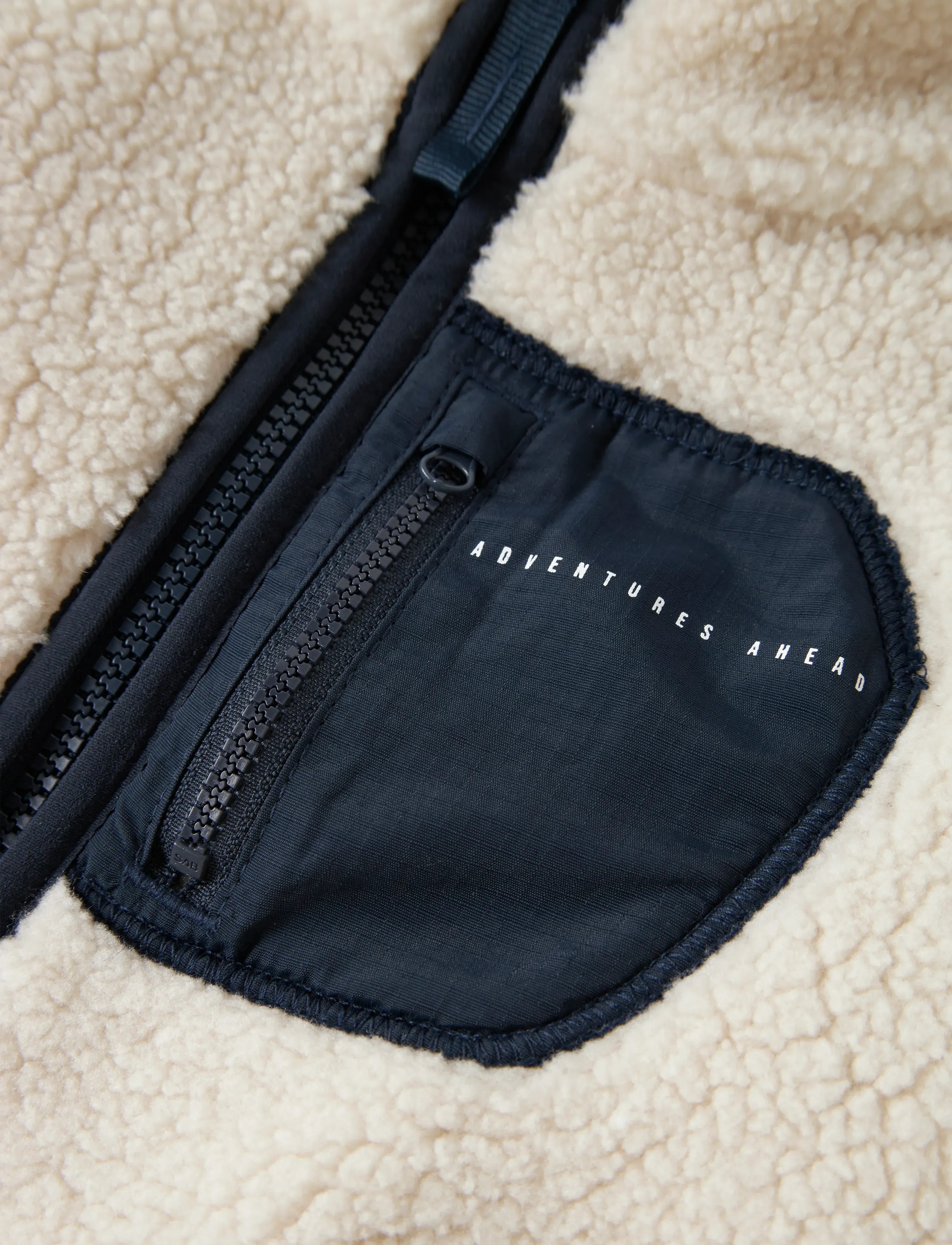 name it - NMNMATTIA SHERPA JACKET PB - moonbeam - 0
