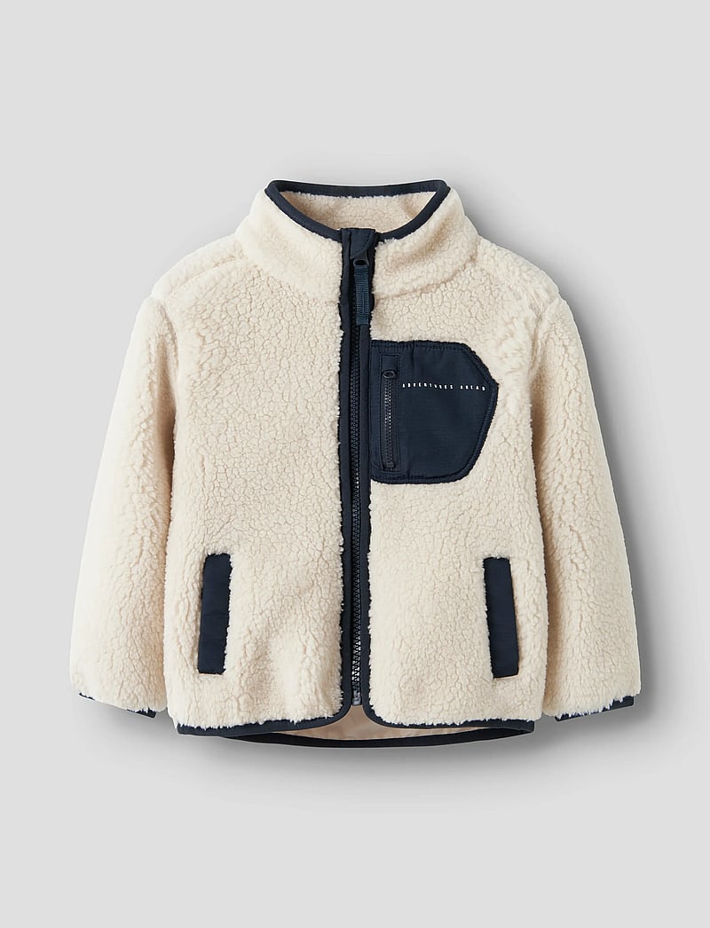 name it - NMNMATTIA SHERPA JACKET PB - moonbeam - 3
