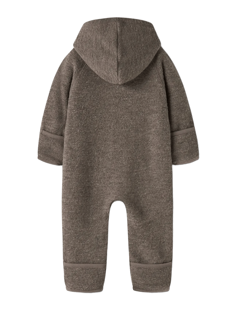 name it - NBFWMINO WOOL BRU SUIT W/LINING - buksedragter - morel - 1