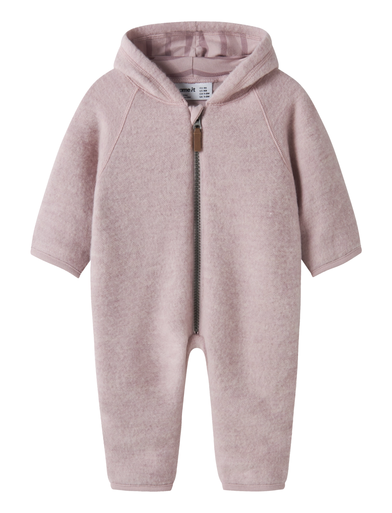 name it NBFWMINO WOOL BRU SUIT W/LINING - Kläder - VIOLET ICE / purple