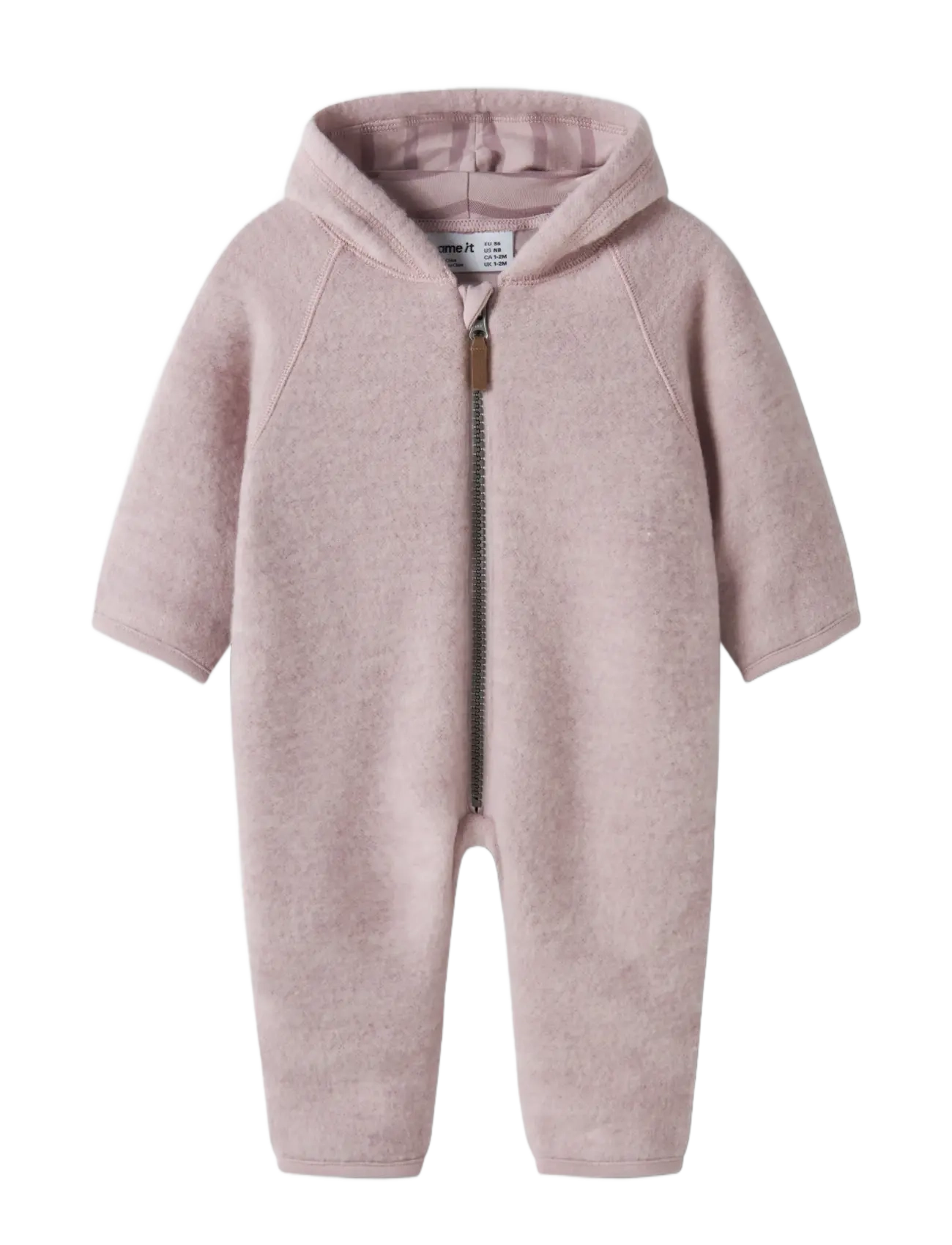 name it - NBFWMINO WOOL BRU SUIT W/LINING - violet ice - 2