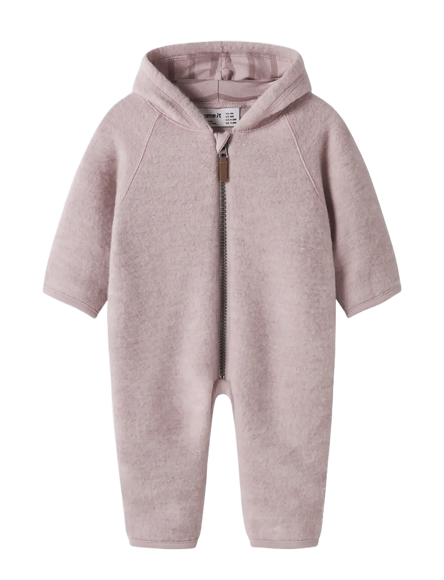 name it - NBFWMINO WOOL BRU SUIT W/LINING - violet ice - 2