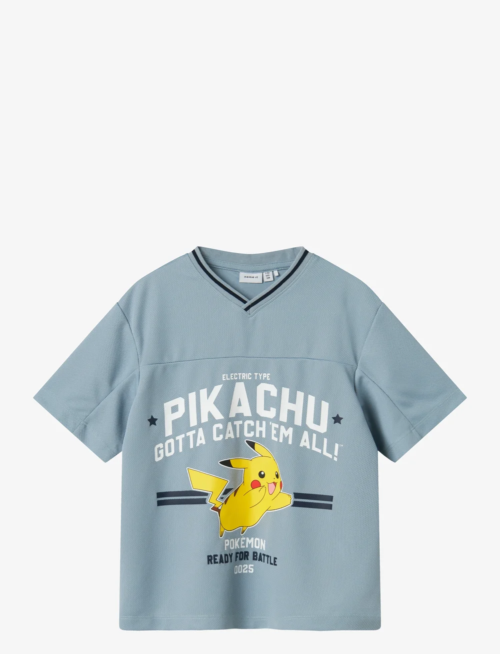 name it - NKMMILAS POKEMON NREG SS POLY TOP SKY - kurzärmelige - quarry - 0