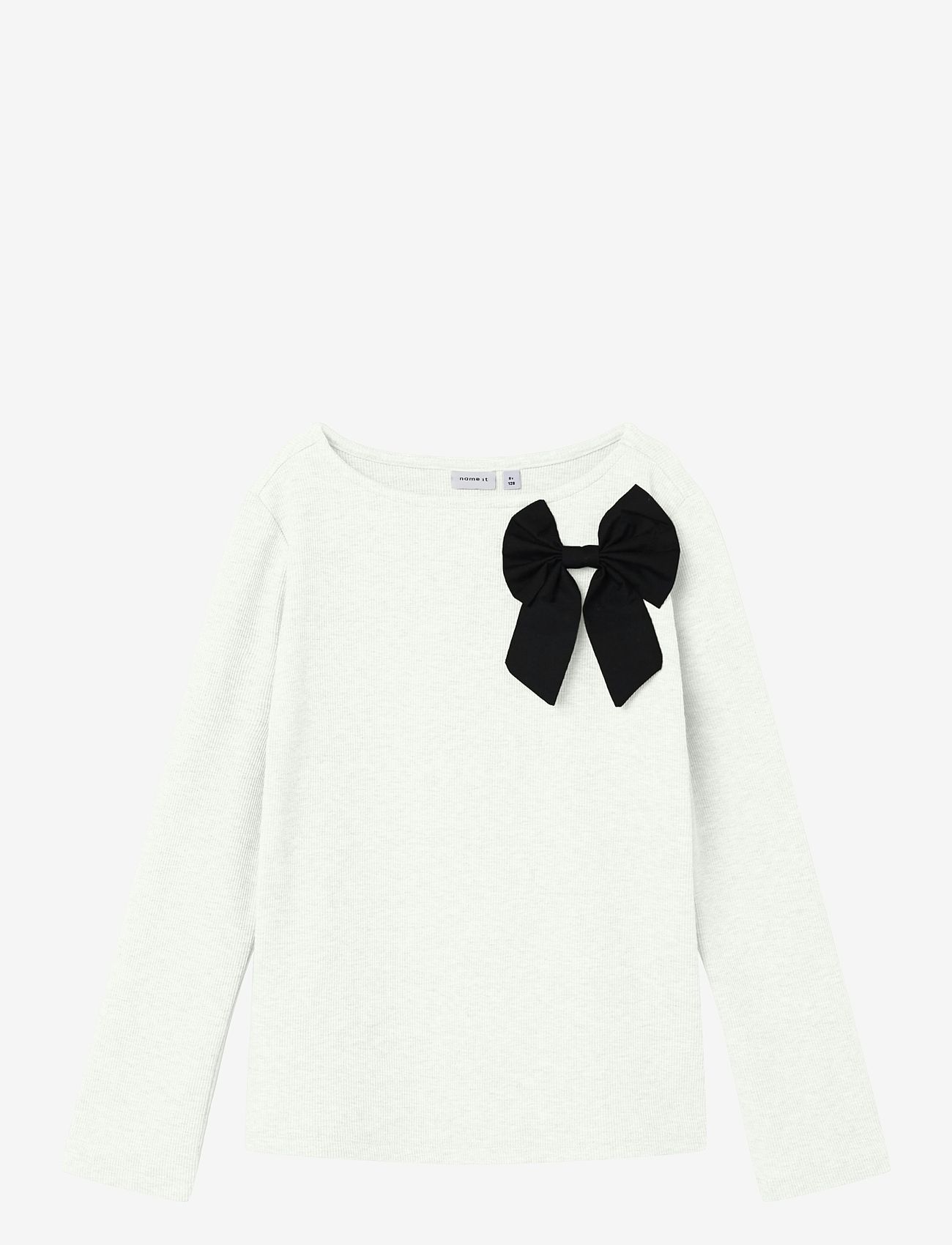 name it - NKFNIRINE LS SLIM TOP - bright white - 0