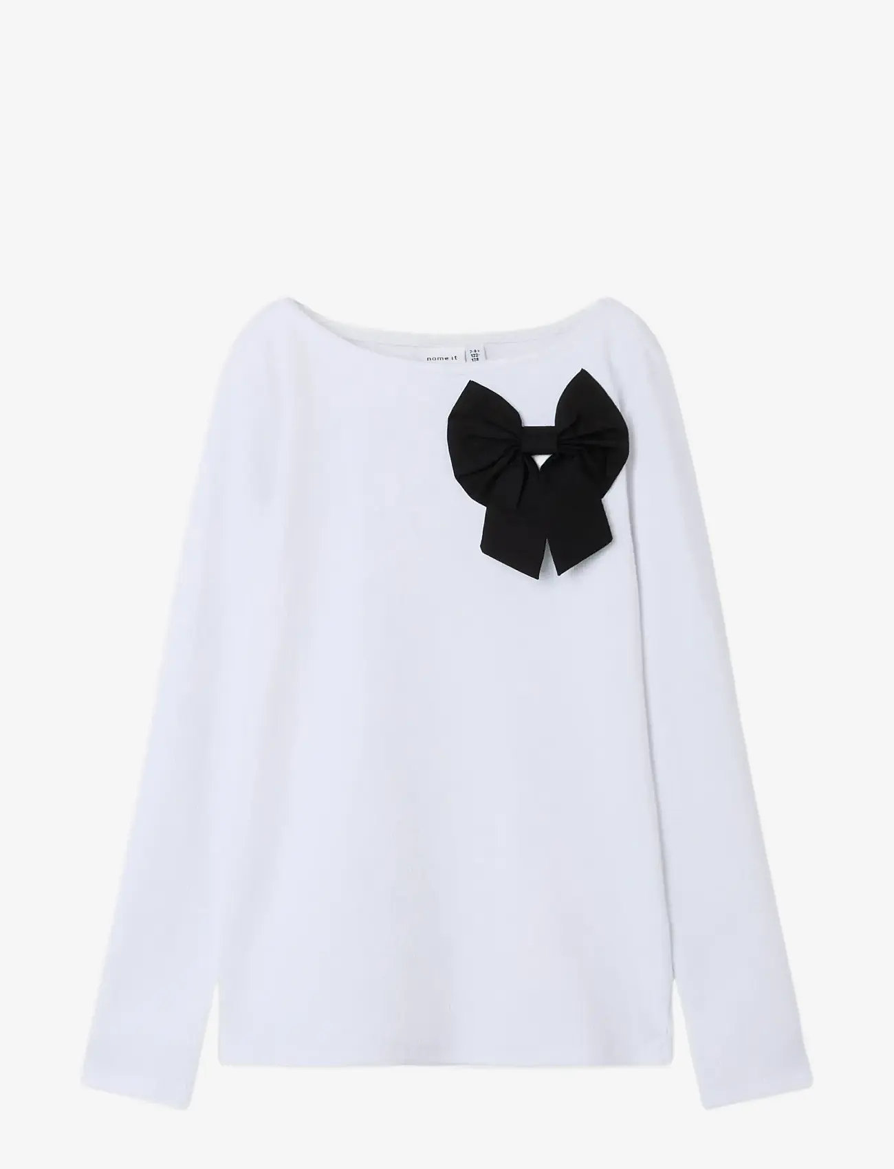 name it - NKFNIRINE LS SLIM TOP - bright white - 1