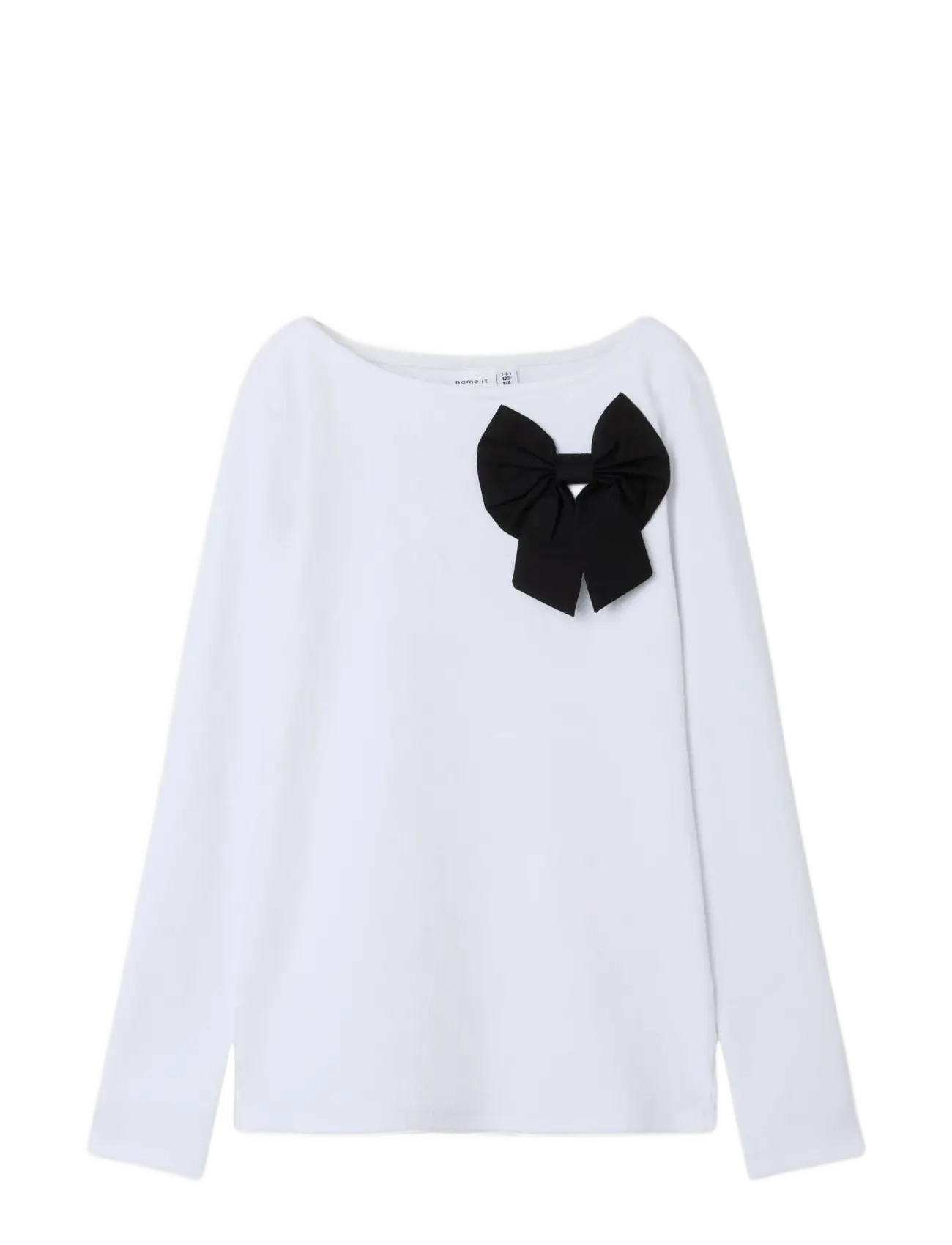 name it - NKFNIRINE LS SLIM TOP - bright white - 1