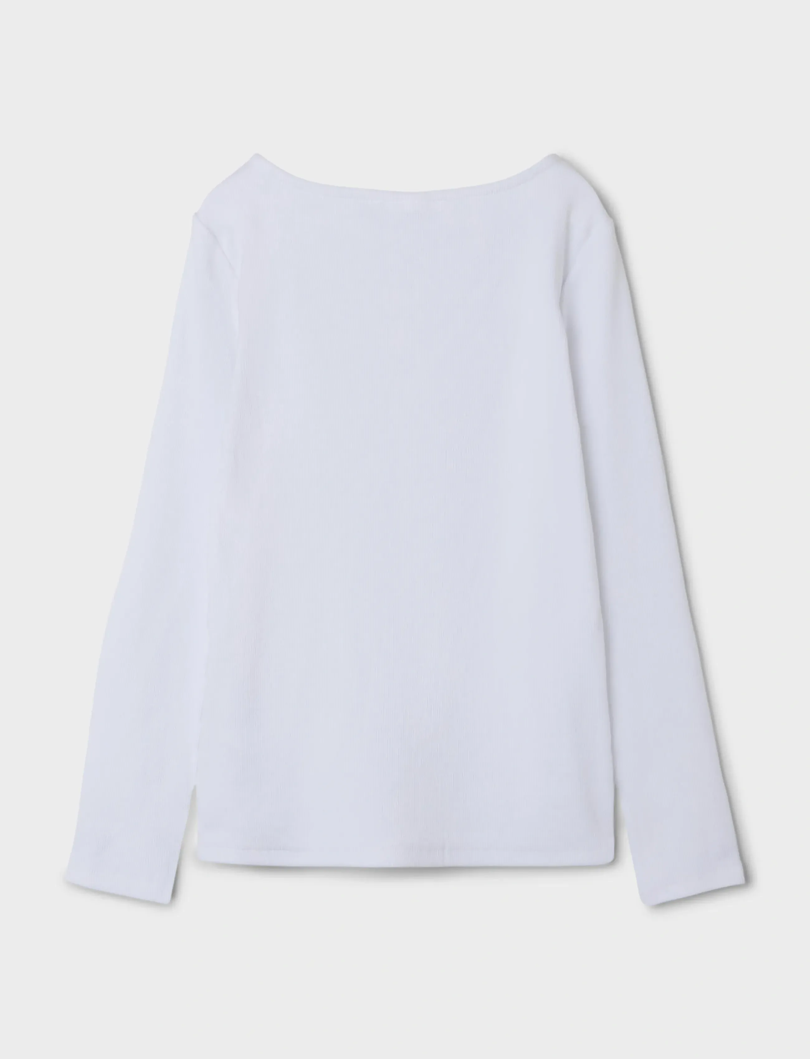name it - NKFNIRINE LS SLIM TOP - bright white - 2