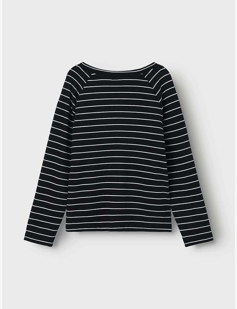 name it - NKFNANNIE LS TOP - langærmede t-shirts - black - 2