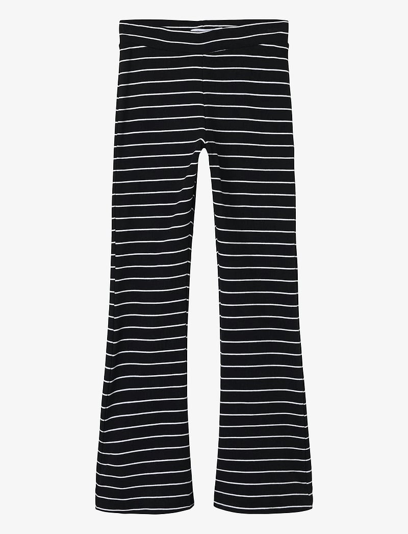 name it - NKFNANNIE WIDE PANT - kelnės - black - 0