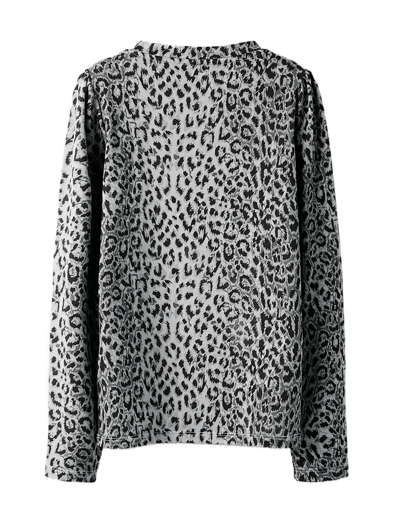 name it - NKFNUNI LS TOP - langærmede t-shirts - night owl - 1