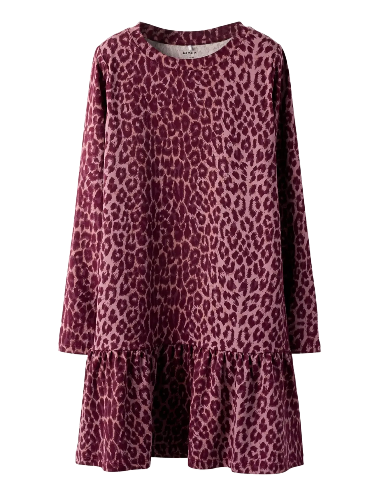 name it - NKFNUNI LS DRESS - grape shake - 1