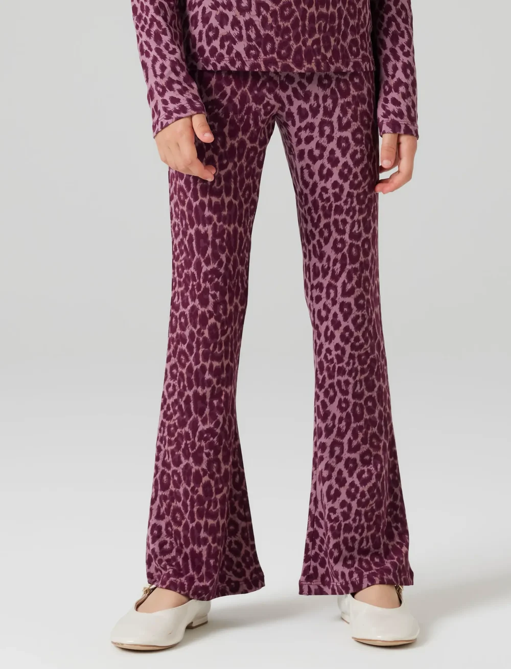 name it - NKFNUNI BOOTCUT PANT - leggings - grape shake - 0