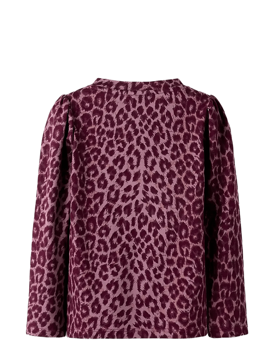 name it - NMFNUNI LS TOP - pikkade varrukatega t-särgid - grape shake - 2