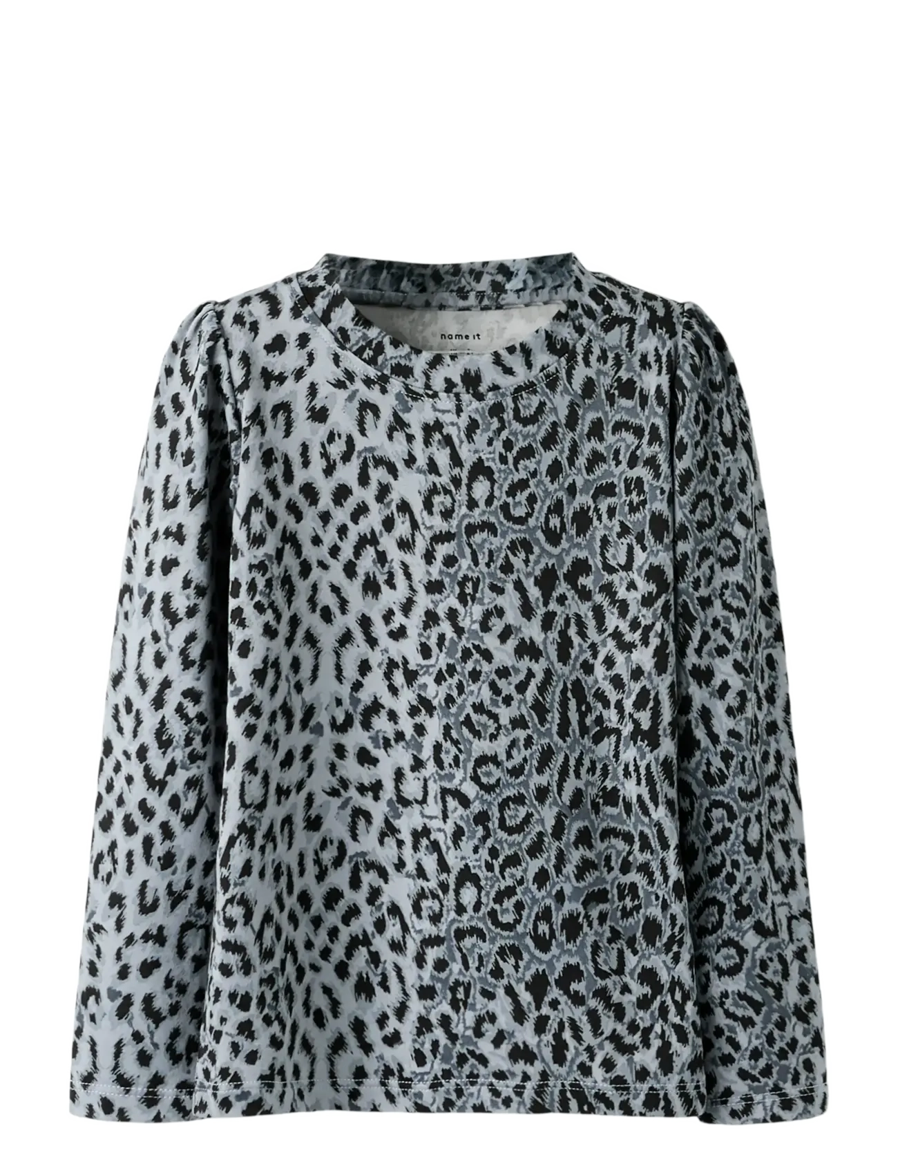 name it NMFNUNI LS TOP - Overdele - NIGHT OWL / grey
