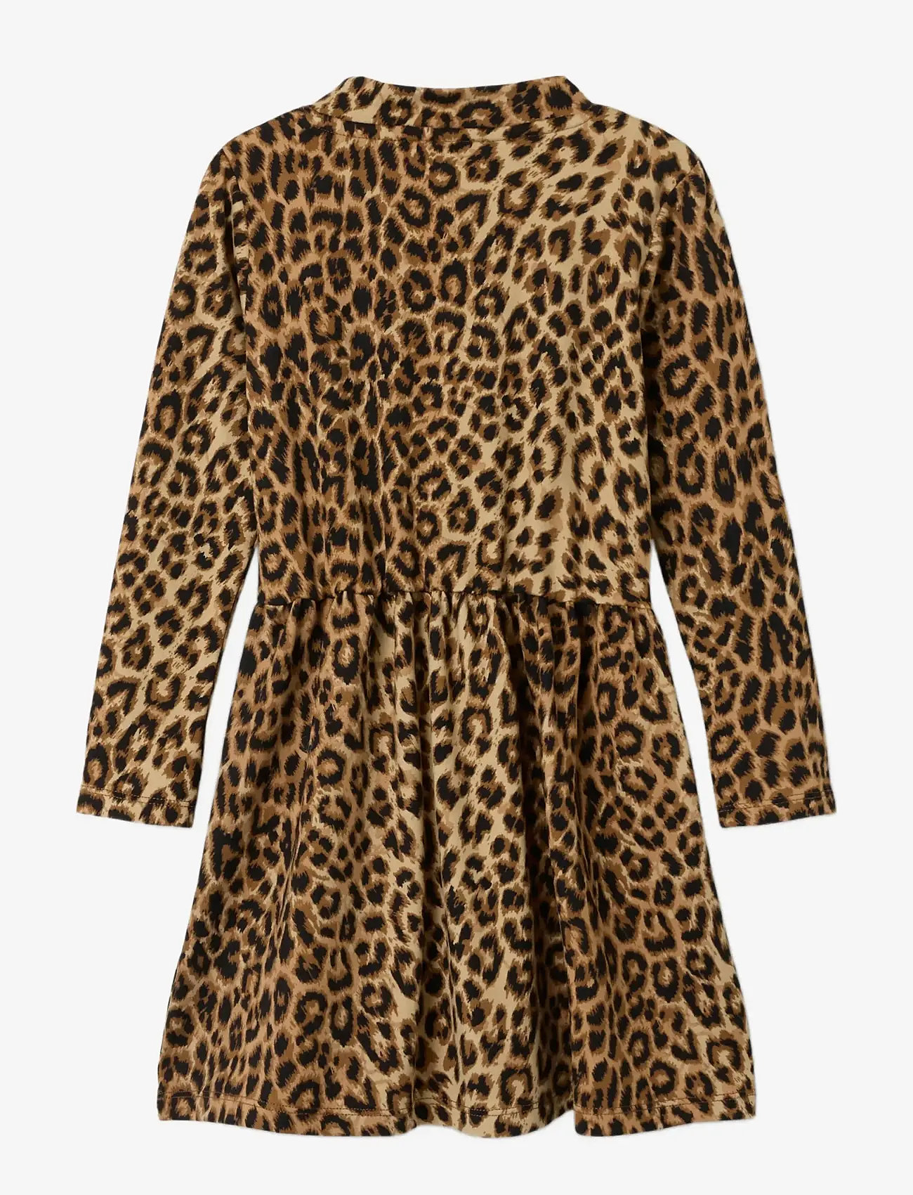 name it - NMFNUNI LS DRESS - pikkade varrukatega vabaaja kleidid - black - 1