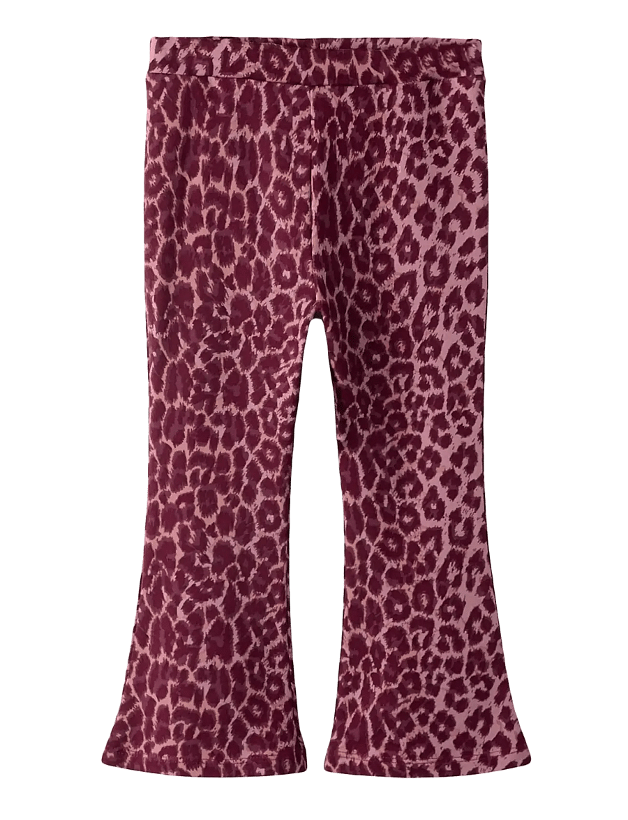 name it - NMFNUNI BOOTCUT PANT - beebipüksid - grape shake - 1