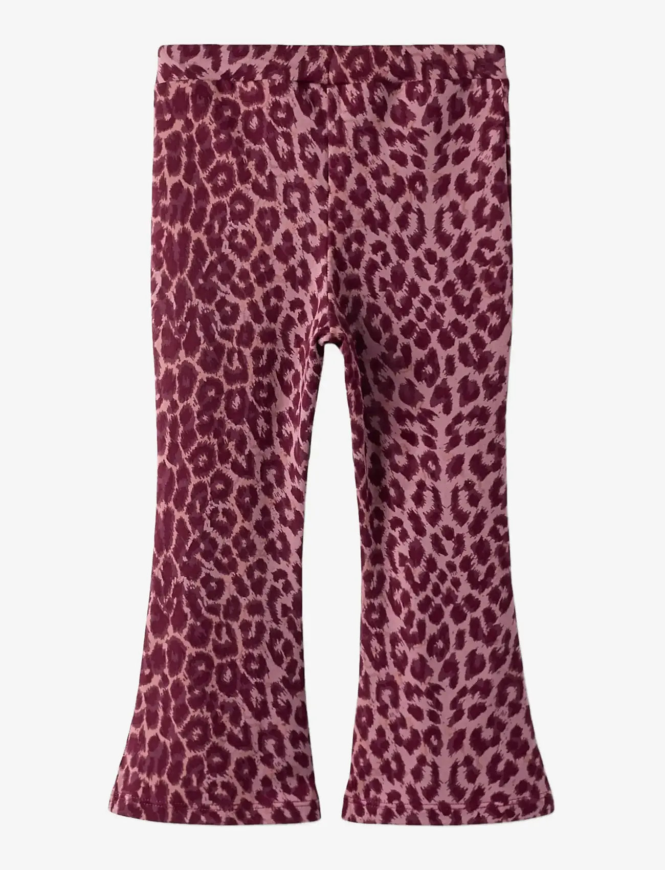 name it - NMFNUNI BOOTCUT PANT - höstkläder - grape shake - 1