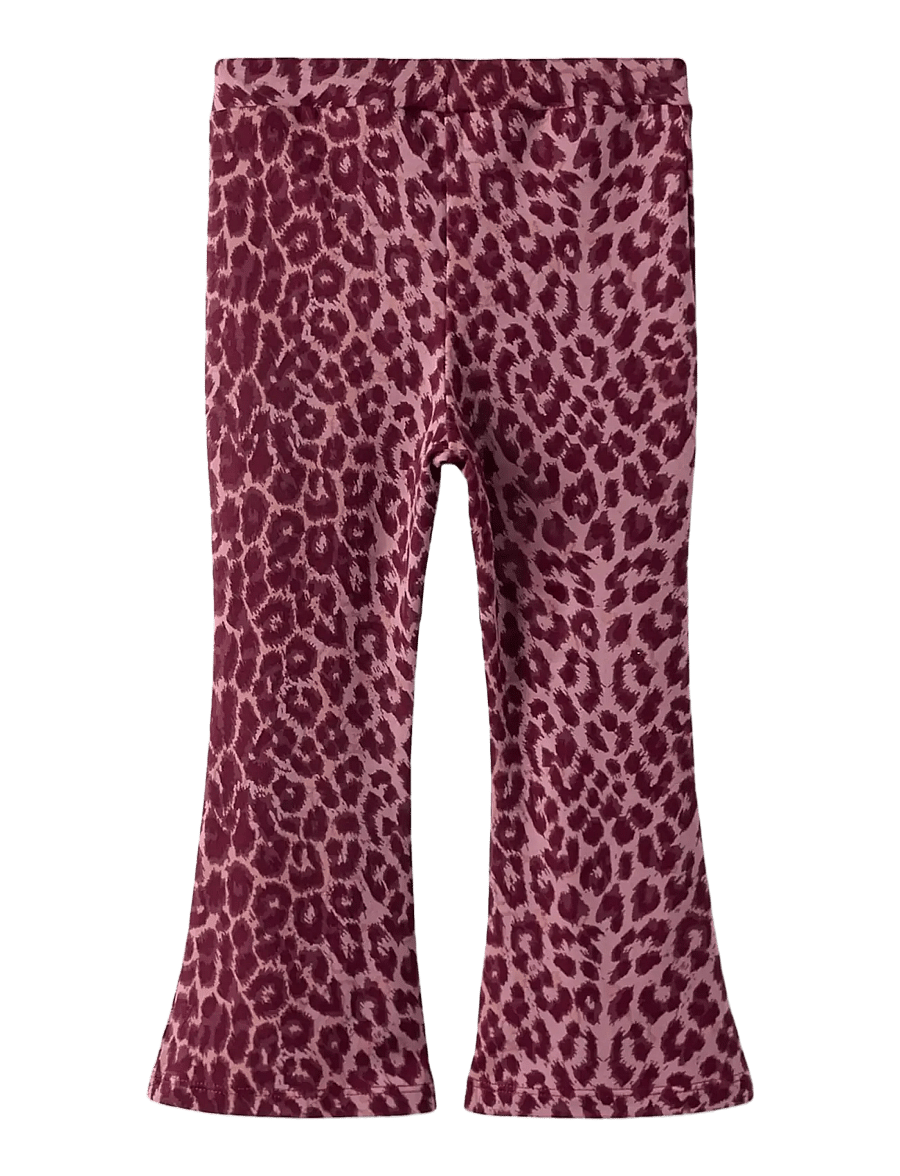 name it - NMFNUNI BOOTCUT PANT - beebipüksid - grape shake - 2