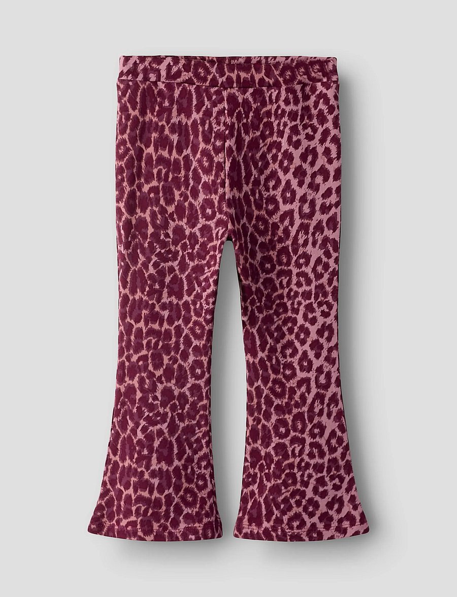 name it - NMFNUNI BOOTCUT PANT - beebipüksid - grape shake - 0