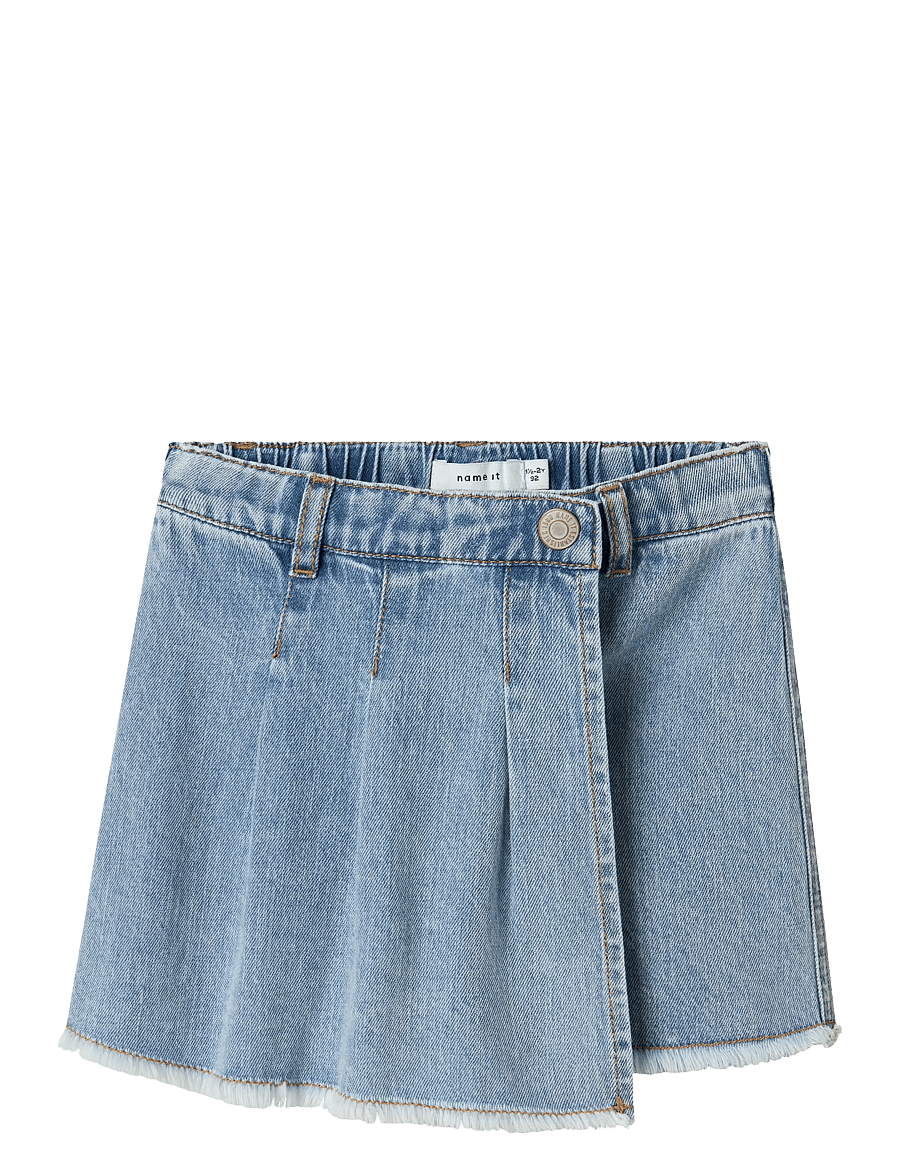 name it - NMFHANNA DNM SKORT 4070-OV H - skorts - medium blue denim - 1