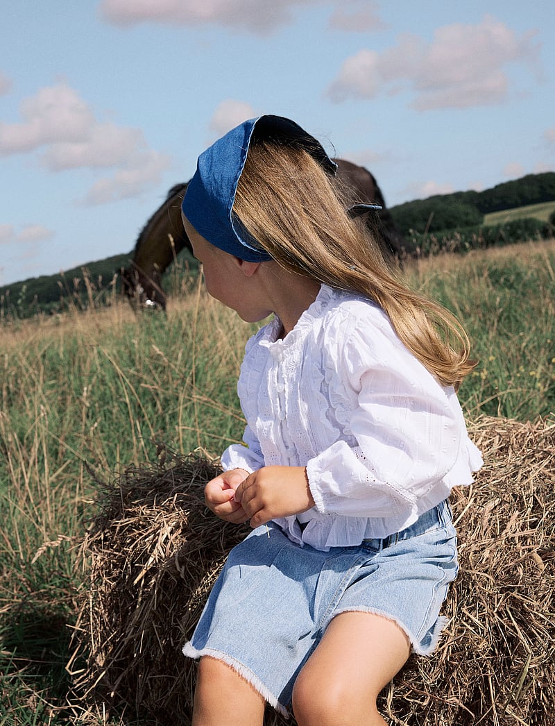 name it - NMFHANNA DNM SKORT 4070-OV H - püksseelik - medium blue denim - 4