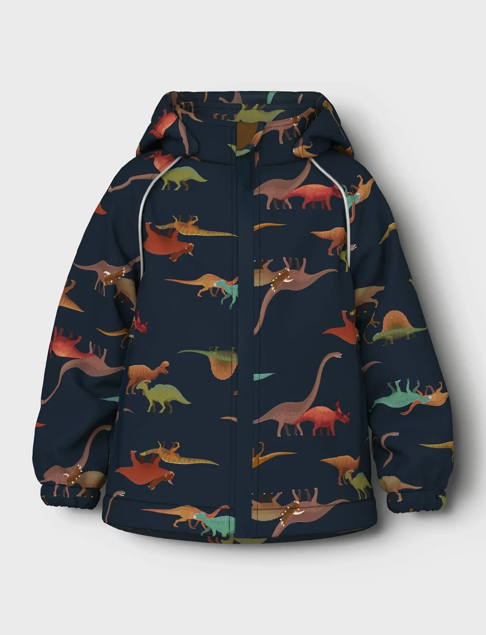 name it - NMMALFA08 SOFTSHELL JACKET AOP 1FO - softshelljakker - dark sapphire - 3